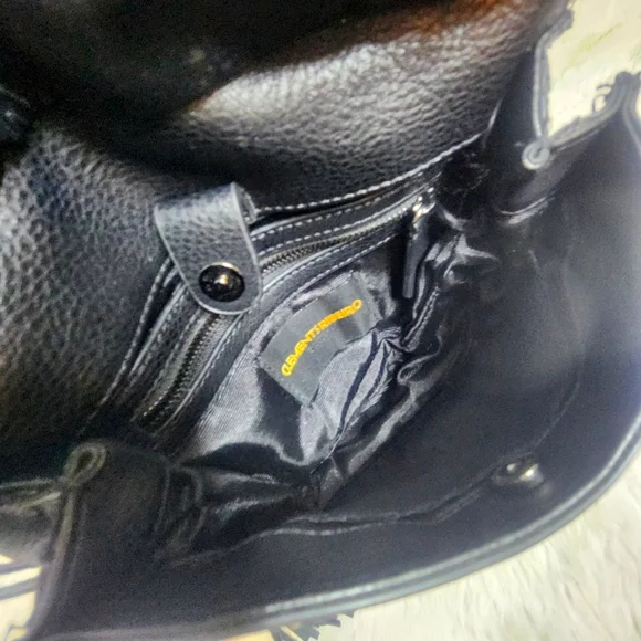 CLEMENTS RIBEIRO Black Leather Crossbody - Picture 12 of 13